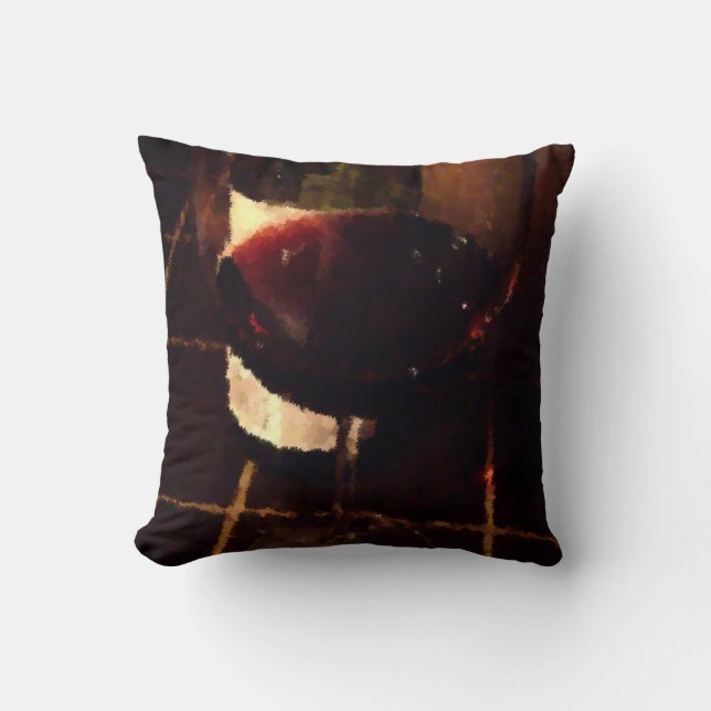 Cojín Decorativo Vidrio Rojo (Anverso)