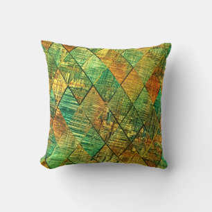 Cojín Decorativo Vidrio teñido geométrico decorativo moderno