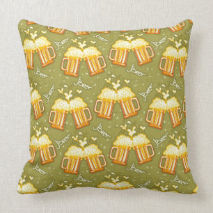 Cojín Decorativo Vidrios del modelo de la cerveza