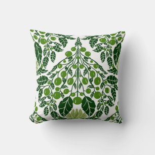 Cojín Decorativo Vieira floral de estilo Art Nouveau