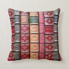 Cojín Decorativo Vieja Biblioteca de Libros (Ensayos en inglés)