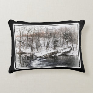 Cojín Decorativo Vieja carrera en invierno