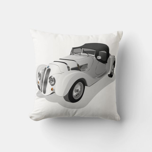 Cojín Decorativo Viejo bmw (Anverso)