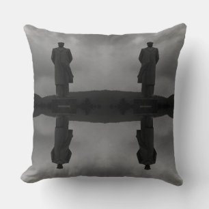 Cojín Decorativo Viejo China Changsha Mao Tse Tung botón de estatua