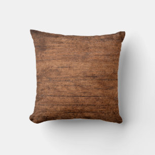 Cojín Decorativo Viejo gris oscuro fondo de madera texturada, El Su
