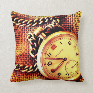 Cojín Decorativo Viejo Reloj