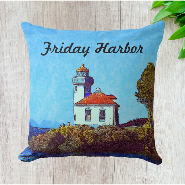 Cojín Decorativo Viernes Harbour Lime Kiln Faro Reloj Pillow (Subido por el creador)