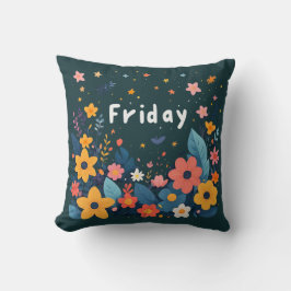 Cojín Decorativo Viernes, tiempo de florecer