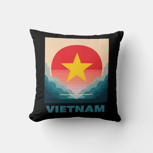 Cojín Decorativo Vietnam Sudeste Asiático (Anverso)