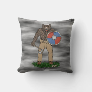 Cojín Decorativo Viking Berserker transformado