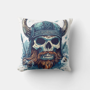 Cojín Decorativo Viking Calavera Berserker