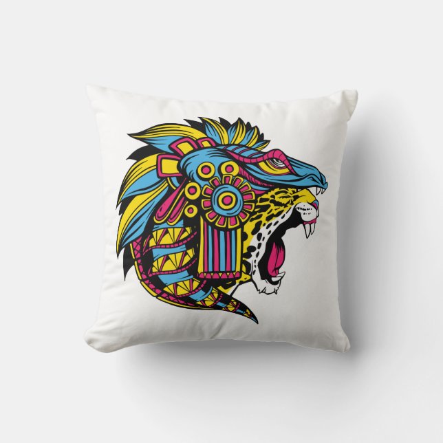 Cojín Decorativo Viking jaguar (Anverso)