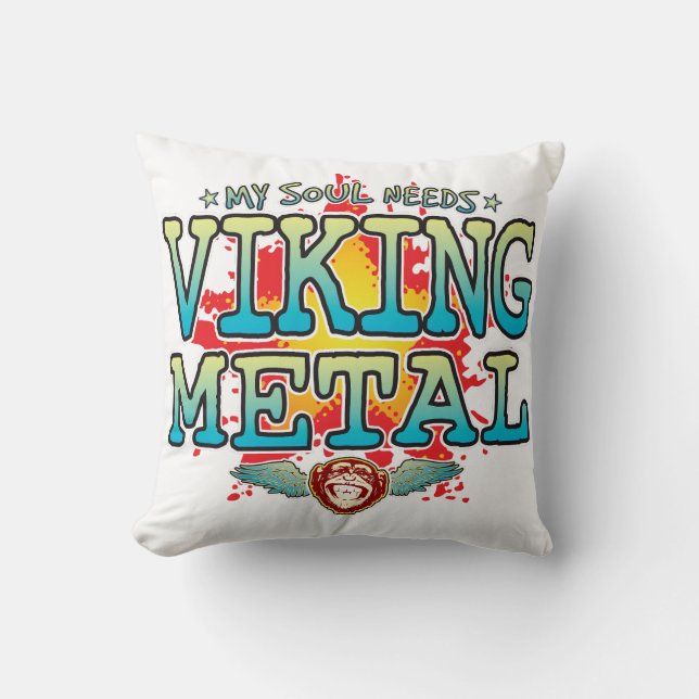 Cojín Decorativo Viking Metalizado Soul Cushion (Anverso)