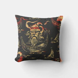 Cojín Decorativo Viking Themed Ocean Scene