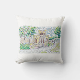 Cojín Decorativo Villa Histórica Amarilla