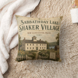 Cojín Decorativo Villa Shaker del lago Sabbathday Maine Patrimonio