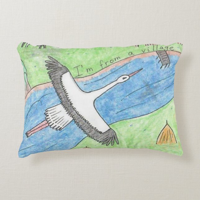 Cojín Decorativo Village Vibes (Anverso)