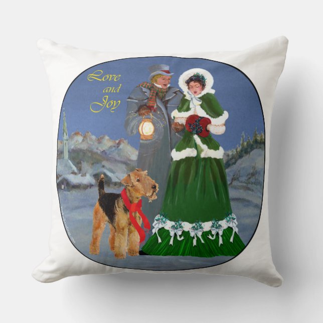 Cojín Decorativo Villancicos de Navidad (Anverso)