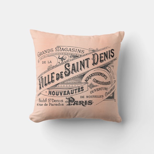 Cojín Decorativo Ville de Saint Denis Pillow (Anverso)