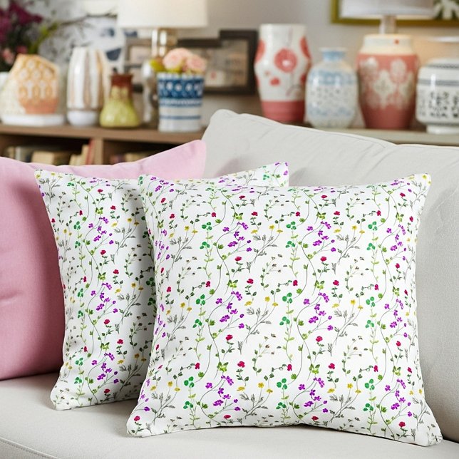 Cojín Decorativo Viña floral (Subido por el creador)