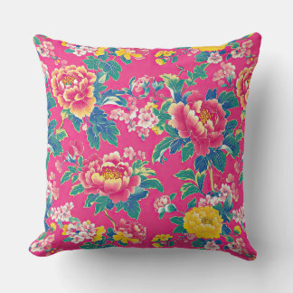Cojín Decorativo Vinbrant Pink Chinoiserie Floral