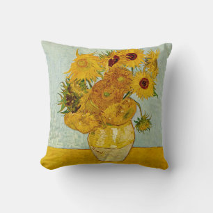 Cojín Decorativo Vincent Van Gogh 12 Girasoles Impresionista