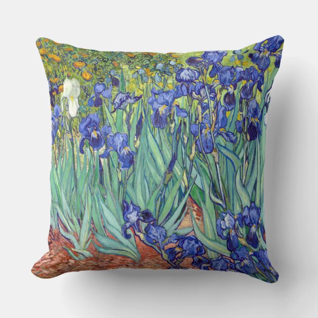 Cojín Decorativo Vincent van Gogh 1898 iris (Anverso)