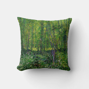Cojín Decorativo Vincent Van Gogh Árboles Y Sotobosque