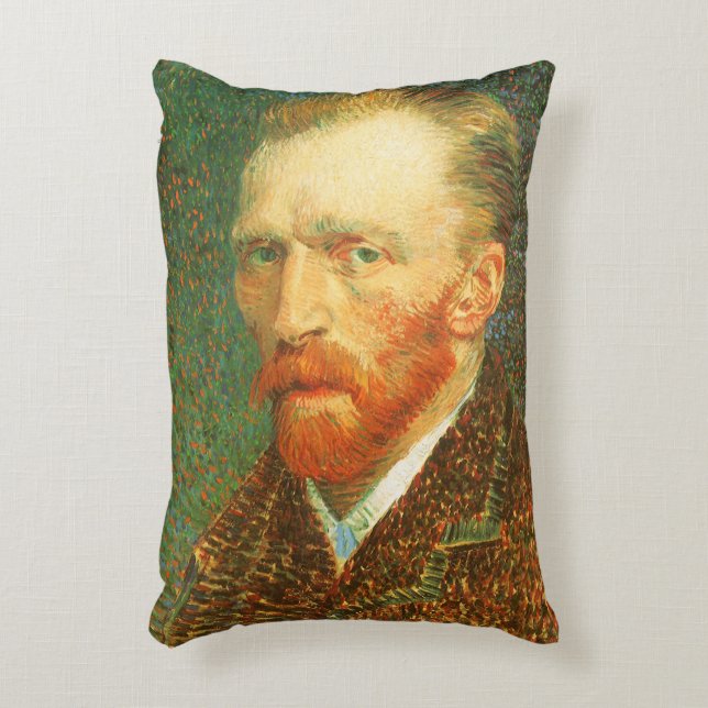 Cojín Decorativo Vincent van Gogh - Autoretrato Van Gogh (Frente (Vertical))