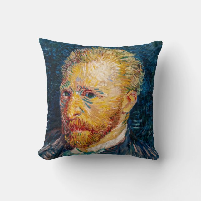 Cojín Decorativo Vincent Van Gogh - Autorretrato (Anverso)