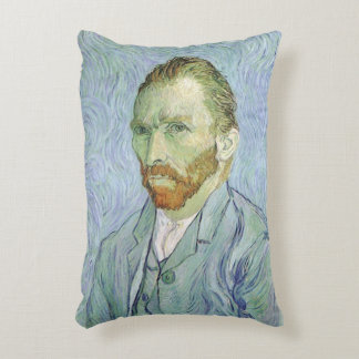 Cojín Decorativo Vincent van Gogh - Autorretrato de Van Gogh en azu