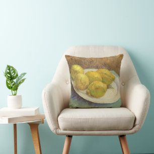 Cojín Decorativo Vincent van Gogh - Bodegón Limones en un Plato