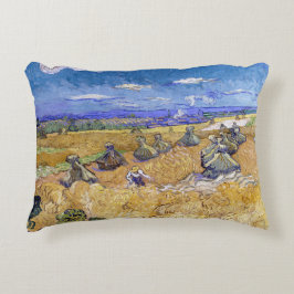 Cojín Decorativo Vincent van Gogh - Cuestas de trigo con raperos