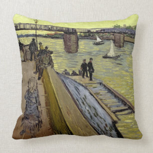 Cojín Decorativo Vincent van Gogh el   Le Pont de Trinquetaille