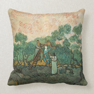 Cojín Decorativo Vincent van Gogh el los recogedores verdes