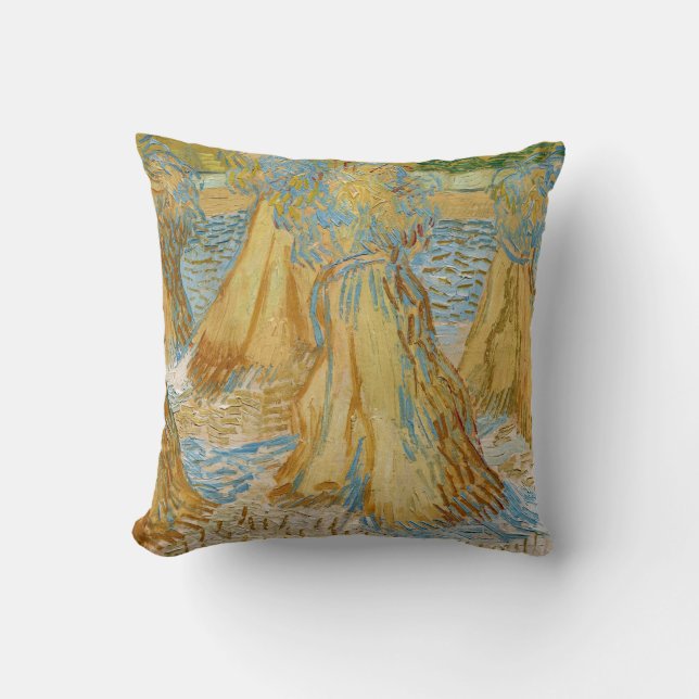 Cojín Decorativo Vincent van Gogh - Hojas de Trigo (Anverso)