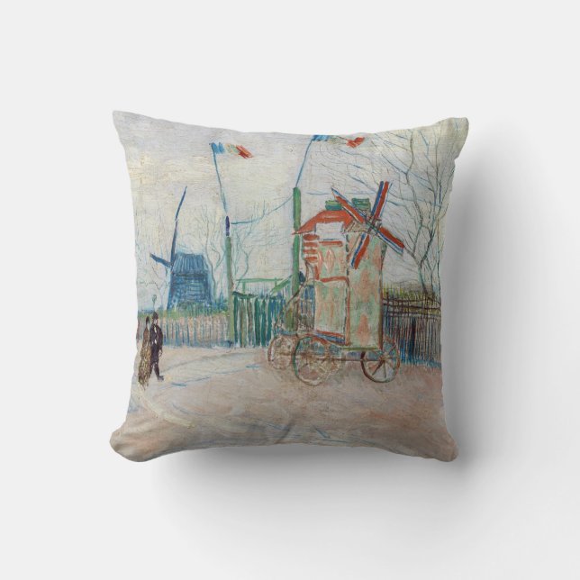 Cojín Decorativo Vincent van Gogh - Impasse des Deux Freres (Anverso)