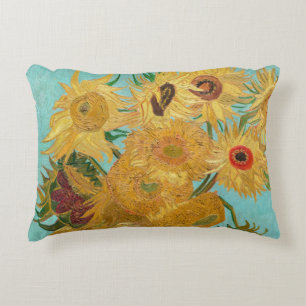 Cojín Decorativo Vincent Van Gogh - Jarrón con doce girasoles