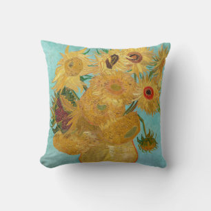 Cojín Decorativo Vincent Van Gogh - Jarrón con doce girasoles