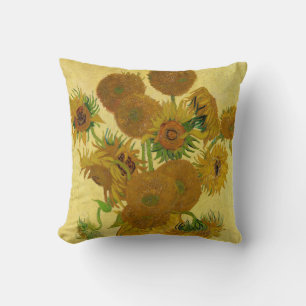Cojín Decorativo Vincent van Gogh - Jarrón con quince girasoles