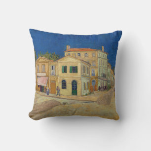 Cojín Decorativo Vincent van Gogh - La Casa Amarilla / La Calle