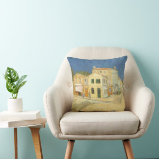 Cojín Decorativo Vincent van Gogh - La Casa Amarilla (La Calle)