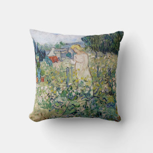Cojín Decorativo Vincent van Gogh - La señorita Gachet en su jardín