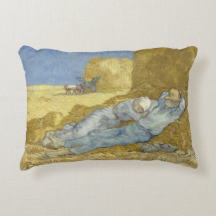 Cojín Decorativo Vincent van Gogh - La Siesta (después de Millet)
