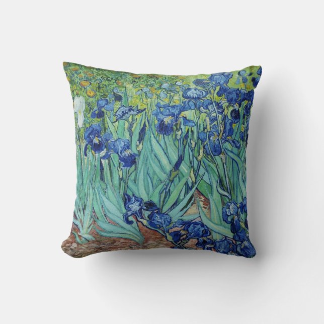 Cojín Decorativo Vincent van Gogh, Lirios (Anverso)