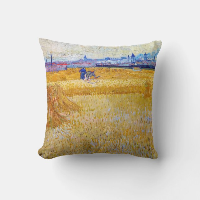 Cojín Decorativo Vincent van Gogh - Los inversores (Anverso)