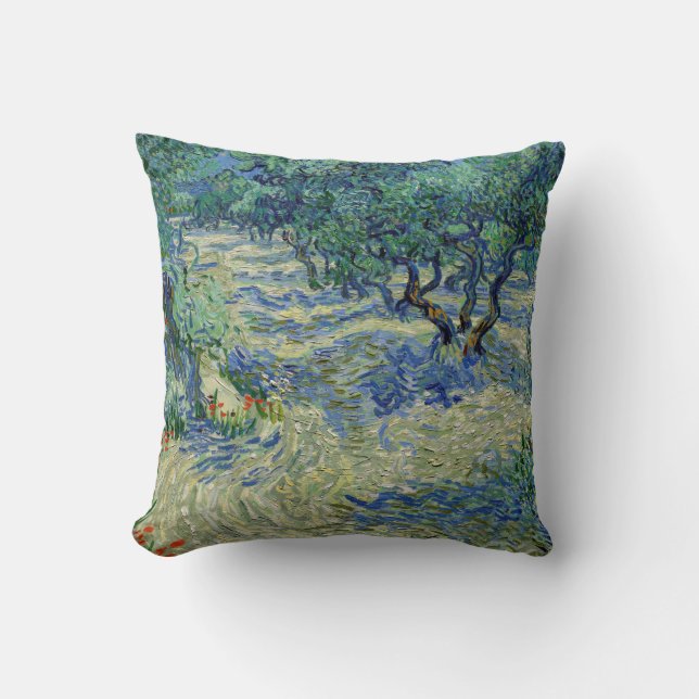 Cojín Decorativo Vincent van Gogh - Olive Orchard (Anverso)