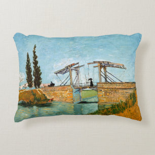 Cojín Decorativo Vincent van Gogh - Puente de Langlois en Arles #3