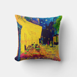 Cojín Decorativo Vincent Van Gogh - Terraza del Café por la Noche P