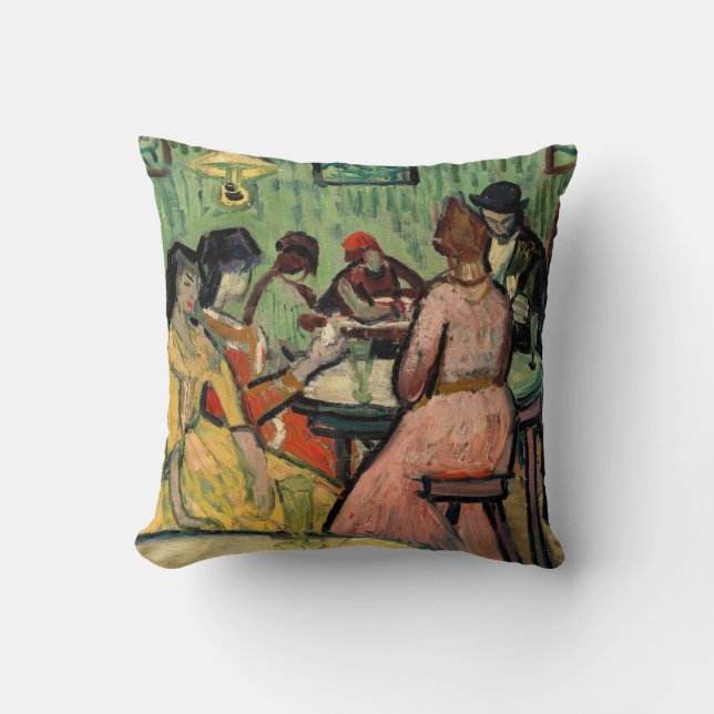 Cojín Decorativo Vincent van Gogh - The Brothel (Anverso)